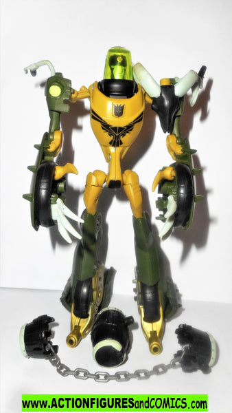 transformers OIL SLICK animated complete motorcycle 2008