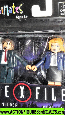 minimates X-Files FOX MULDER DANA SCULLY fox tv series show moc