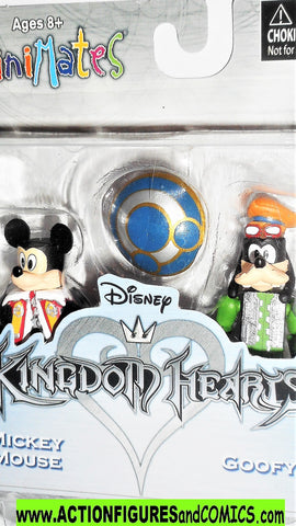 minimates Disney Kingdom Hearts MICKEY MOUSE & GOOFY moc