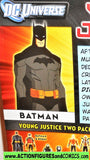 Young Justice BATMAN & ROBIN dynamic duo league dc universe moc mib