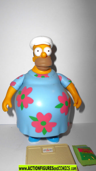 simpsons HOMER muumuu 2002 playmates wos kitchen complete –  ActionFiguresandComics