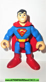 DC imaginext SUPERMAN teeth showing fisher price justice league super friends