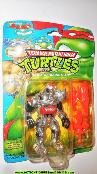 teenage mutant ninja turtles ROCKSTEADY ROBOTIC 1993 vintage