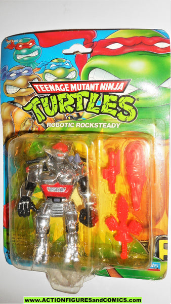 teenage mutant ninja turtles ROCKSTEADY ROBOTIC 1993 vintage