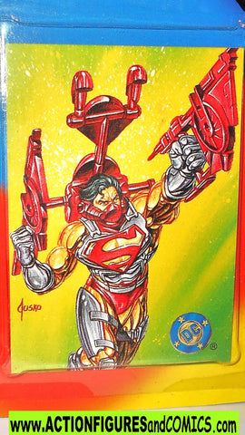 Superman Man of Steel SOLAR SUIT Trading CARD 1995 kenner