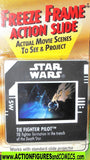 star wars action figures TIE FIGHTER pilot FREEZE FRAME 1998
