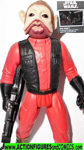 star wars action figures NIEN NUNB freeze frame 1998 power of the force potf