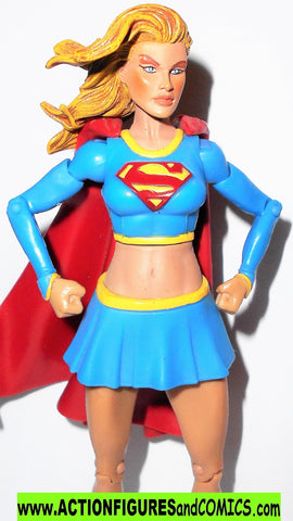 dc universe classics SUPERGIRL blue skirt kara zor el superman