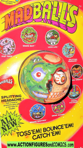 Madballs 1986 SPLITTING HEADACHE 1985 amtoy vintage sports moc