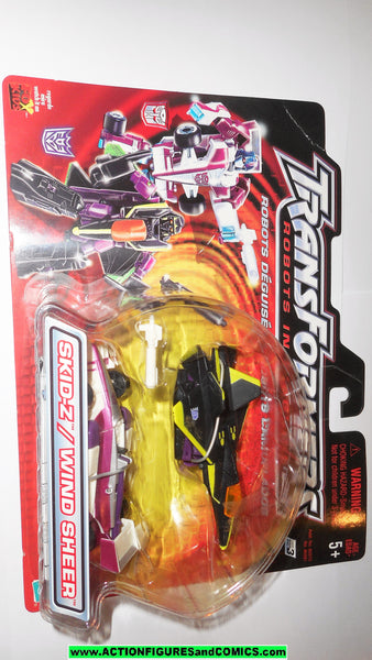 transformers RID SKID-Z WIND SHEER 2001 robots in disguise 2000