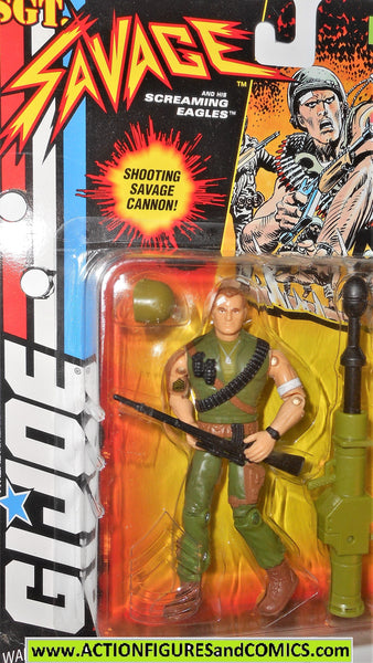 Gi joe SGT SAVAGE COMBAT 1994 gijoe g i action figure hasbro