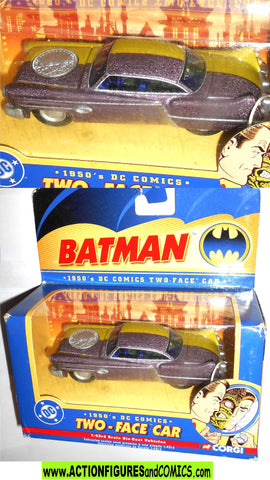 BATMAN corgi 2005 TWO FACE CAR 1950's 1:48 scale vehicle moc mib