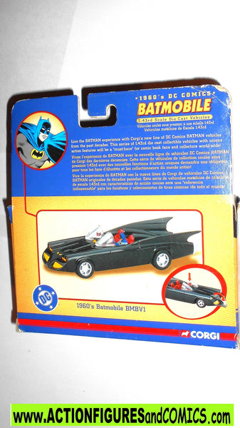 BATMAN BATMOBILE ミニカー　CORGI TOYS　バットマン RT26701 Batmobile with Batman and Robin