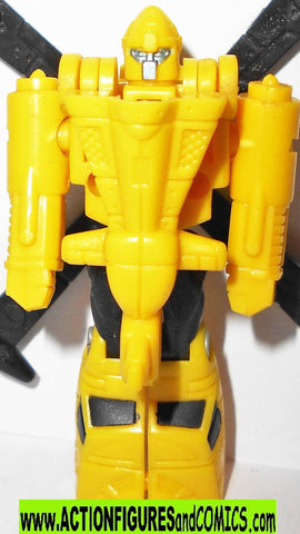 Transformers armada JOLT helicopter YELLOW minicon Hot shot 2003