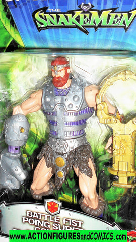 masters of the universe BATTLE FIST FISTO Snakemen 2002 2003 moc