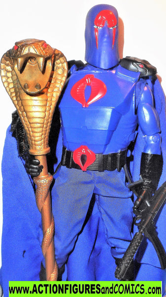 Gi joe COBRA COMMANDER 12 inch gijoe vs cobra 2001 2002 complete