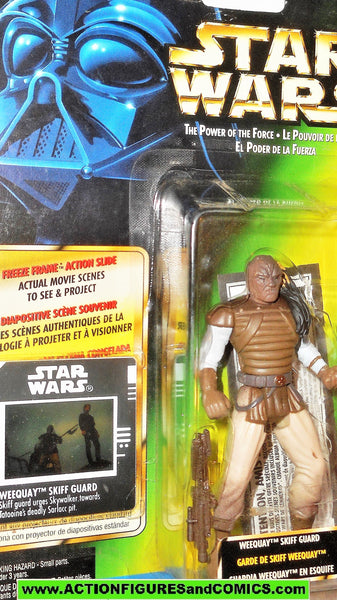 star wars action figures WEEQUAY FF FREEZE FRAME series 1998 power