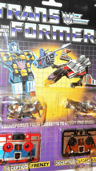 Transformers Generation 1 FRENZY LASERBEAK RUMBLE reissue KO 1984