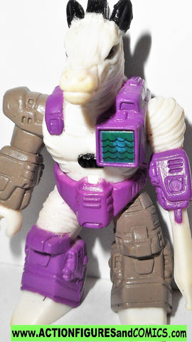 Battle Beasts ZEALOT ZEBRA working rub sign 1986 vintage hasbro transformers