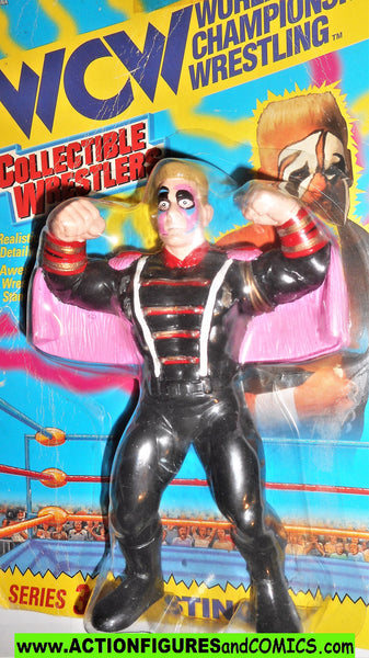 【プロレス】WCW スティング　フィギュア WCW STING Power Slam Wrestling Action Figure With Bat NEW