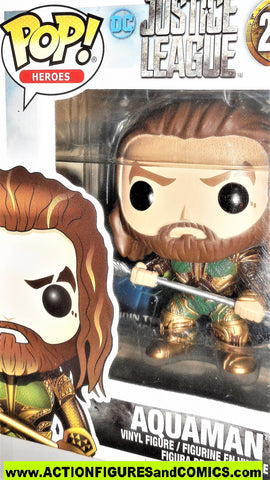 Funko Pop dc universe AQUAMAN justice league 205 movie moc