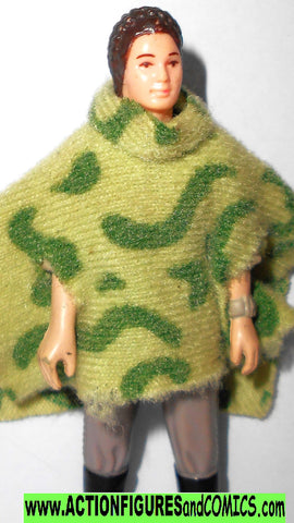 star wars action figures PRINCESS LEIA Endor poncho kenner vintage