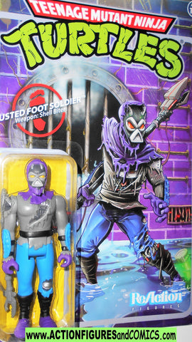 teenage mutant ninja turtles FOOT SOLDIER Busted Reaction figuresmoc