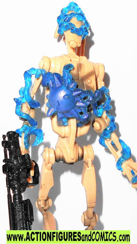 star wars action figures BATTLE DROID Boomer Damage power of the jedi POTJ