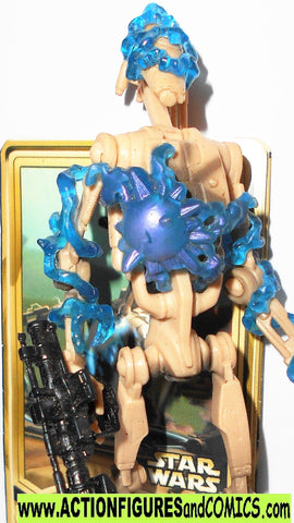 star wars action figures BATTLE DROID Boomer Damage power of the jedi POTJ