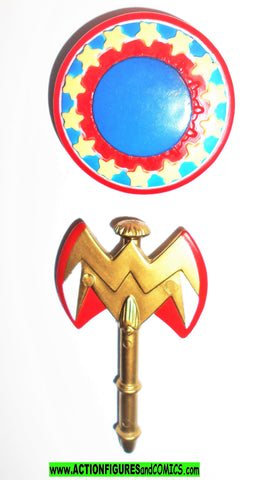 dc universe classics WONDER WOMAN AXE SHIELD direct multiverse