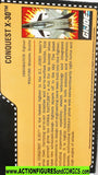 gi joe CONQUEST X-30 2008 FILE CARD 25th anniversary slipstream