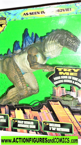 GODZILLA toybiz 1998 power blast GODZILLA rumble roar moc mib