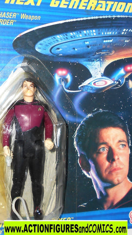 Star Trek COMMANDER RIKER 1988 galoob toys action figures moc