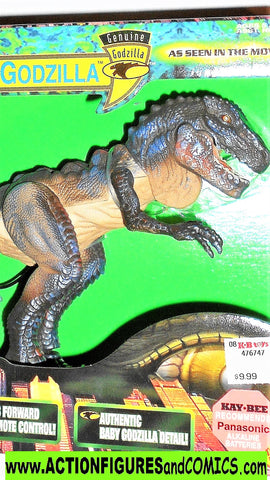 GODZILLA toybiz 1998 Tail Swinging BABY GODZILLA movie moc mib