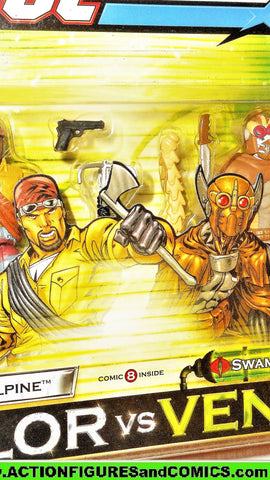 gi joe ALPINE cobra SWAMP RAT 2004 valor vs venom vvv 2003 moc