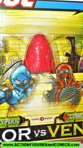 gi joe ALLEY VIPER Cobra VIPER 2004 valor vs venom 2 pack gijoe moc