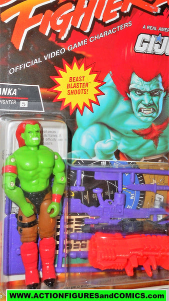 gi joe Street Fighter II BLANKA 1993 capcom 2 gijoe action figure