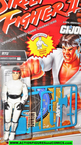 gi joe Street Fighter II RYU 1993 capcom 2 gijoe action figure moc