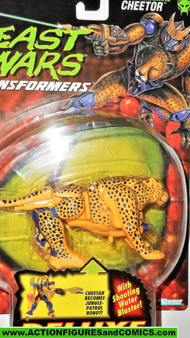 Transformers beast wars CHEETOR 1996 green eyes cheetah 1997 moc