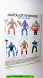 Masters of the Universe SIEGE of AVION 1982 vintage mini comic stratos