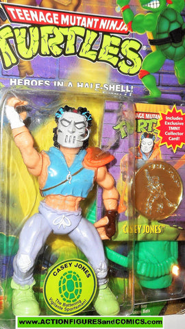 teenage mutant ninja turtles CASEY JONES vintage 1994 COIN collector trading card moc
