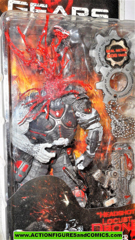 Gears of War HEADSHOT LOCUST DRONE Neca Player Select video game moc