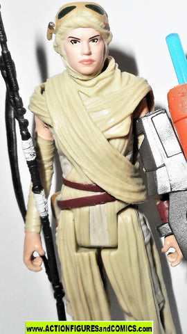 star wars action figures REY Jakku Scavenger speeder pilot force awakens