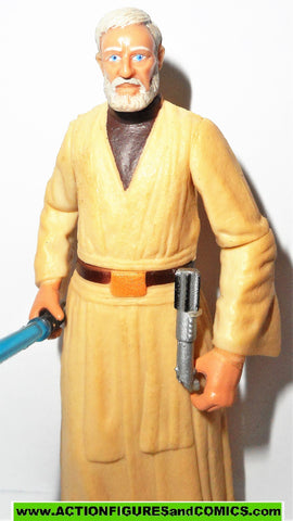 star wars action figures OBI WAN BEN KENOBI jedi knight power of the jedi