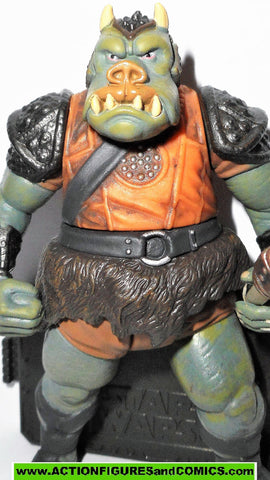 star wars action figures GAMORREAN GUARD 2005 OTC jabba palace sail barge