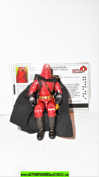 gi joe COBRA COMMANDER 2004 v21 crimson red throne imperial