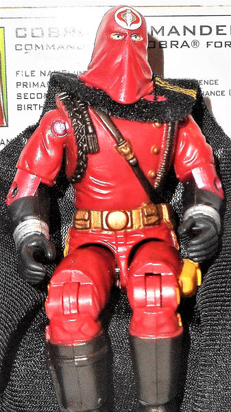 gi joe COBRA COMMANDER 2004 v21 crimson red throne imperial
