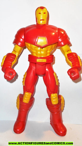 marvel universe toy biz IRON MAN 10 inch animated deluxe 