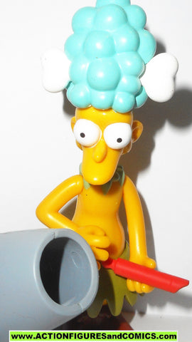 Simpsons SIDESHOW MEL 2001 series 5 complete wos bob action figures