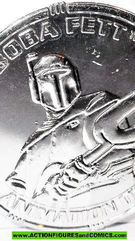 star wars action figures BOBA FETT COIN Animated Debut 30th anniversary 2006 2007